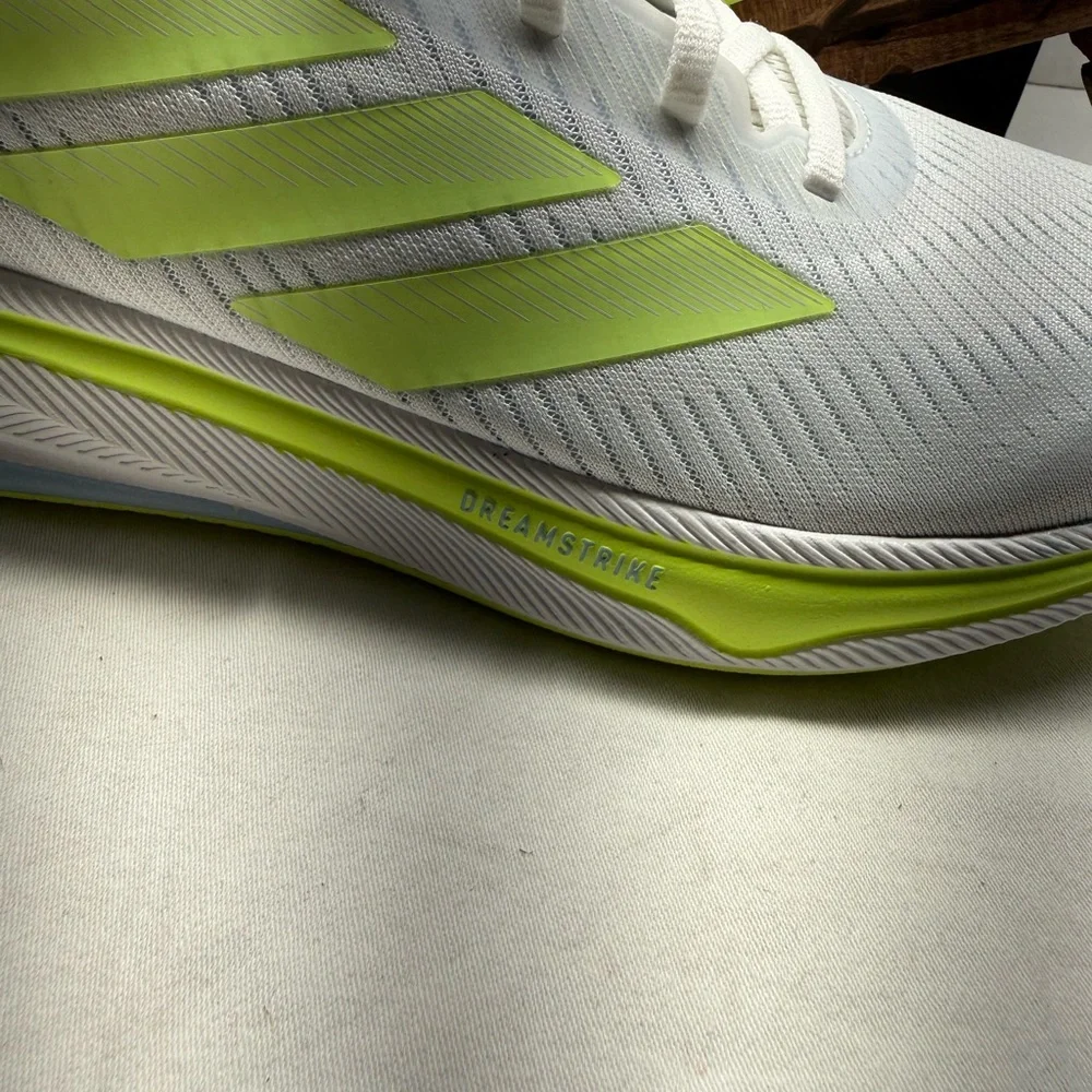 Adidas Supernova Ease M Running Shoes Men's size 11 White Silver Yellow IH0795